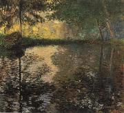 Claude Monet The Pond at Montgeron France oil painting artist
